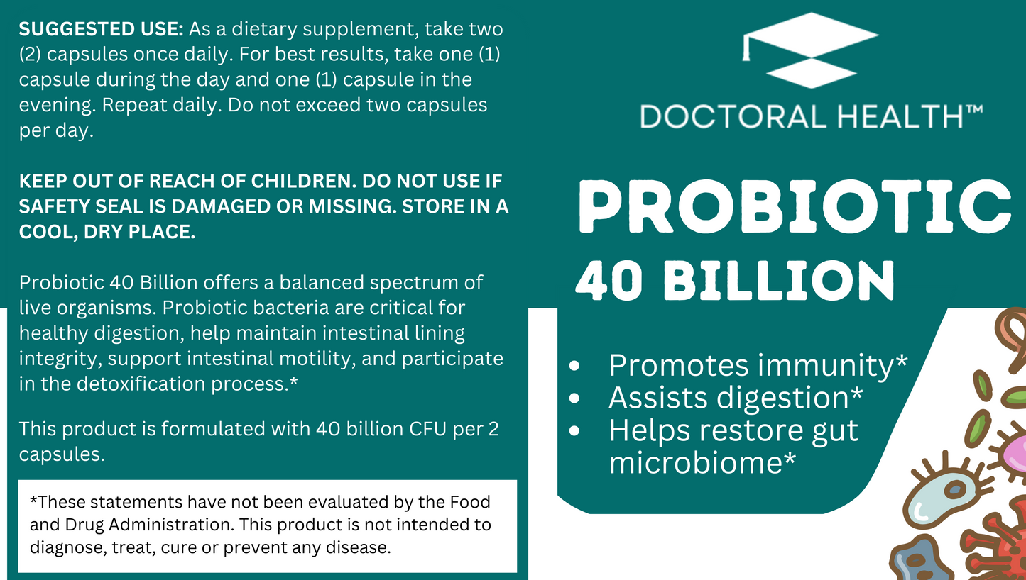 Probiotic 40 Billion